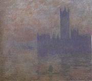 Claude Monet Houses of Parliament,Fog Effect oil on canvas